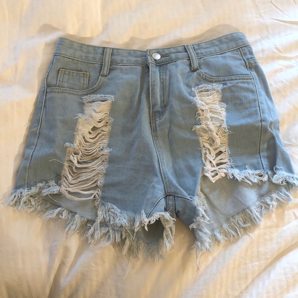 SHEIN Blue Jean Shorts